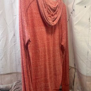 Pink long sleeve hoodie